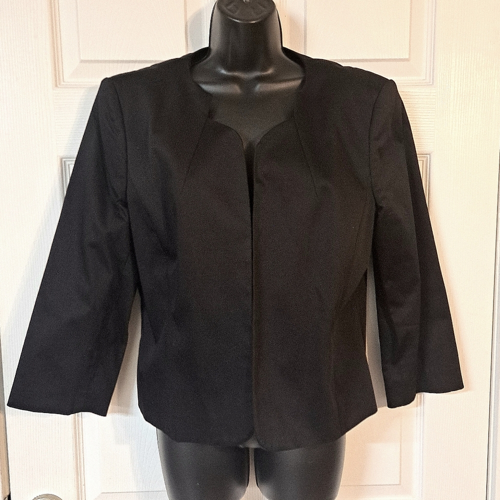Tahari A.S.L. Black Dressy Jacket/Blazer